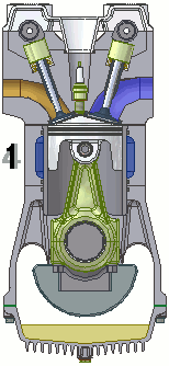 'Four-stroke cycle (or Otto cycle)1. Intake2. compression3. power4. exhaust' Four-stroke cycle (or Otto cycle)1. Intake2. compression3. power4. exhaust
